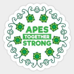 Apes Together Strong Emerald Sticker